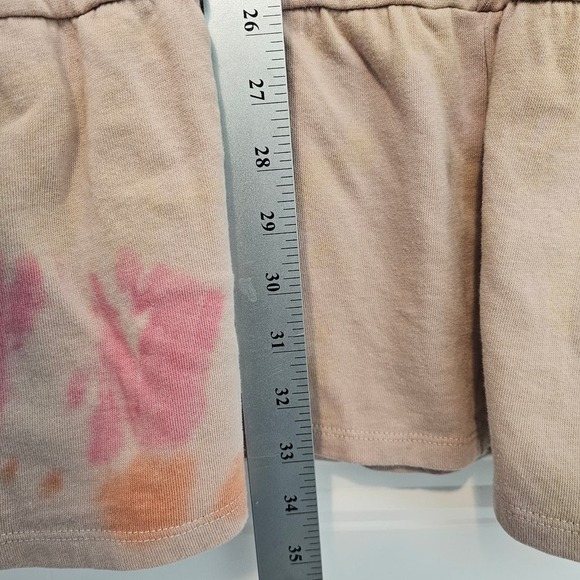 Wild Fable Pink Tie Dye Sweater Dress Size Medium Ruffles Tiered Mock Neck - Picture 8 of 11